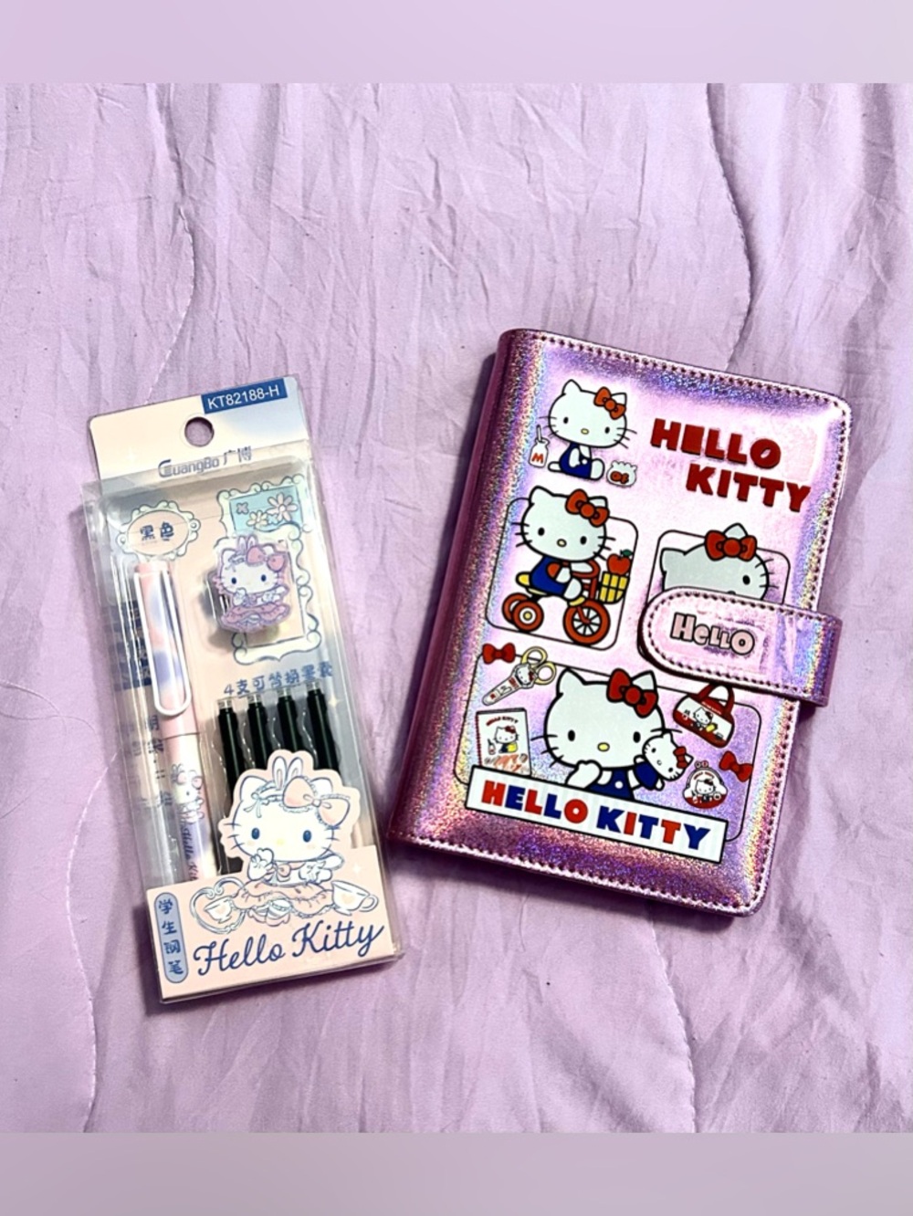 Hello Kitty Planner and Charm Pen Set